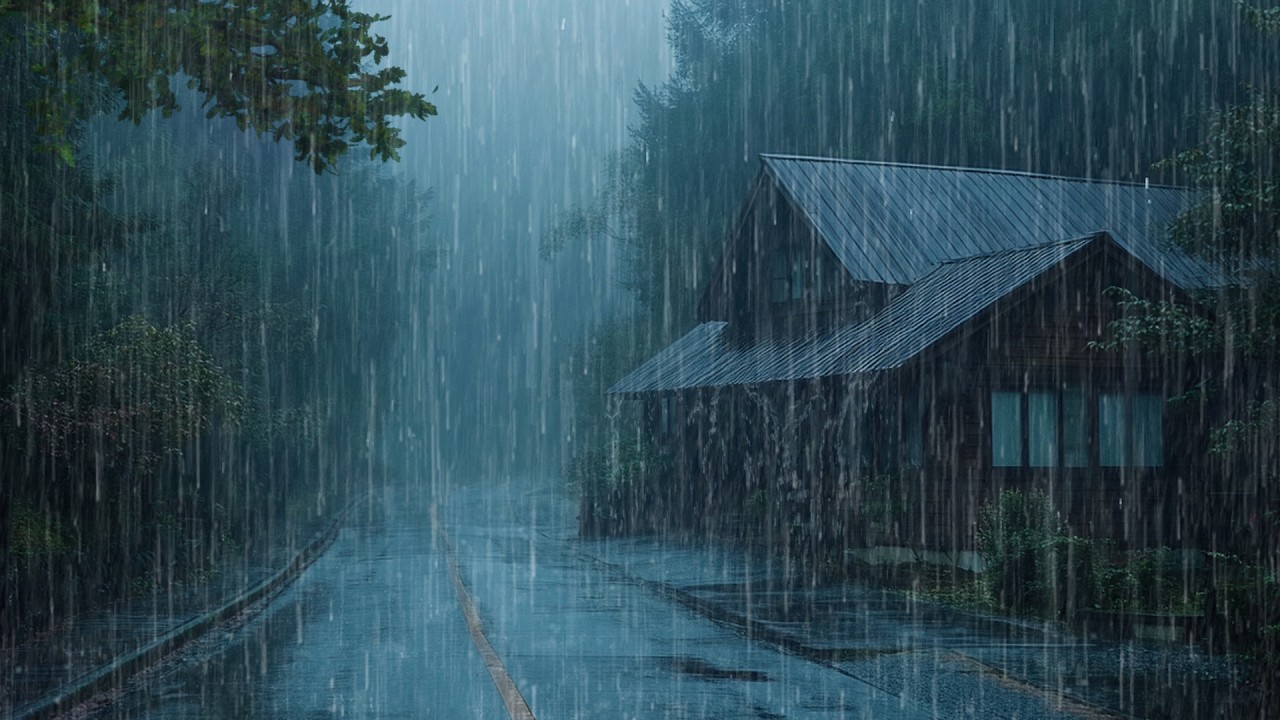 Rain Sounds for Sleeping | Deep Night Rain to Fall Asleep Faster & Calm the Mind