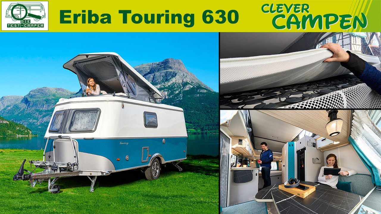 Eriba Touring 630 -neu mit Schlafdach. Wie schlägt sich der Große unter den Kleinen? - Clever Campen
