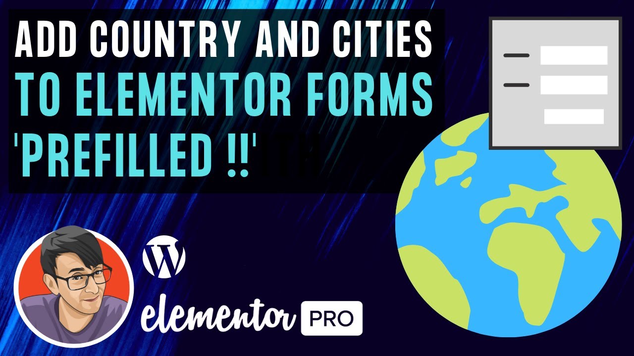Elementor Forms - Add Country and Cities for Free - IWS Geo Form Fields