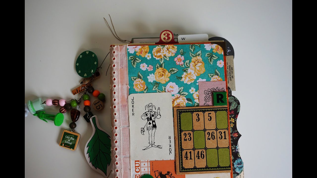 Junk Journal - Vintage Game Pieces 