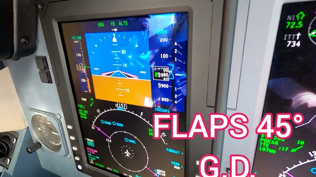 Hawker 800XP Stall Demonstration