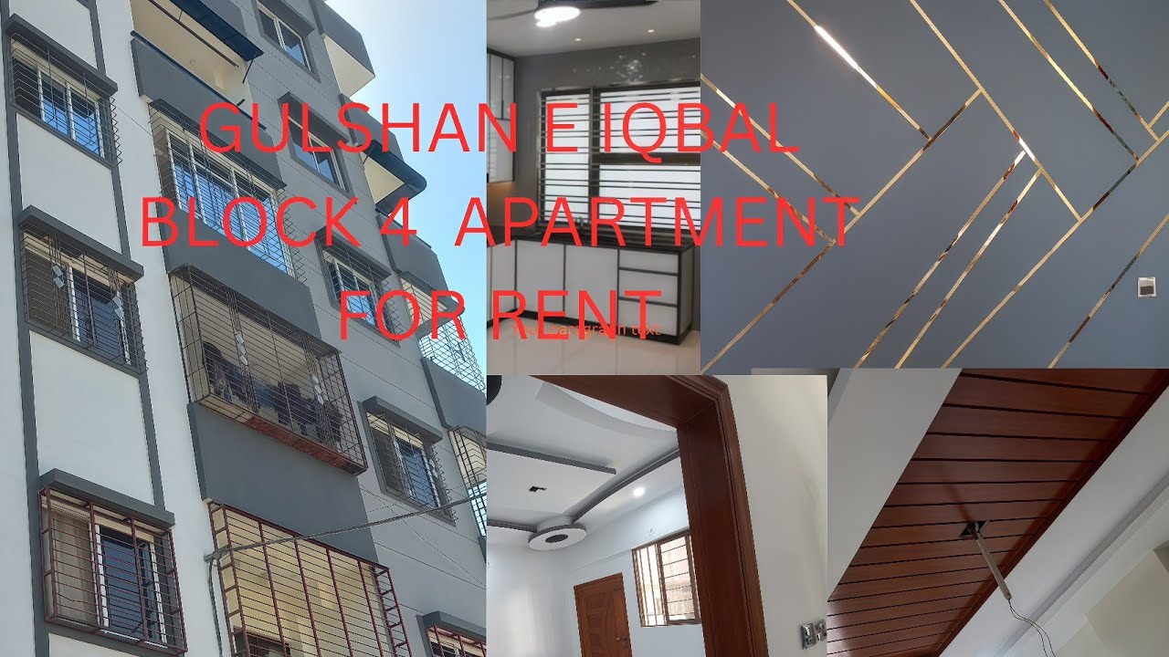 #apartments  Gulshan e iqbal block 4 apartment for rent