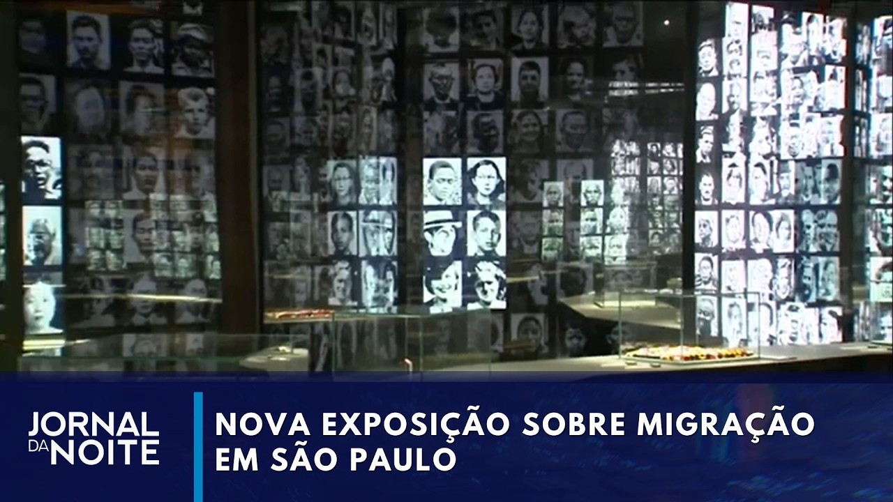 Nova exposição sobre migração em São Paulo | Jornal da Noite