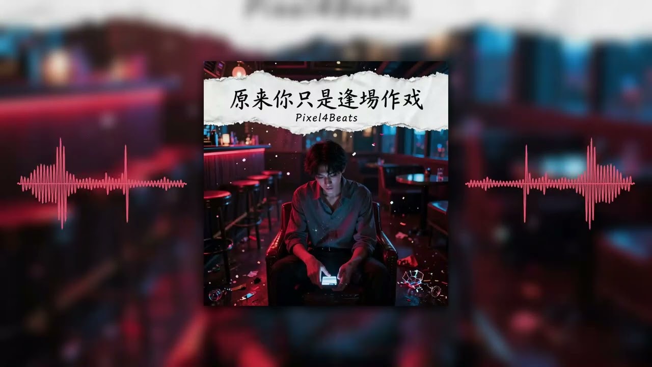 原來你只是逢場作戲【動態歌詞Lyrics】♫『原來你只是逢場作戲，把我的深情當成場地。』