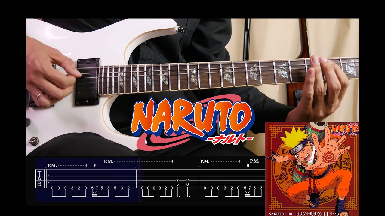 Naruto - The Raising Fighting Spirit: Guitar Cover & Accurate Tab