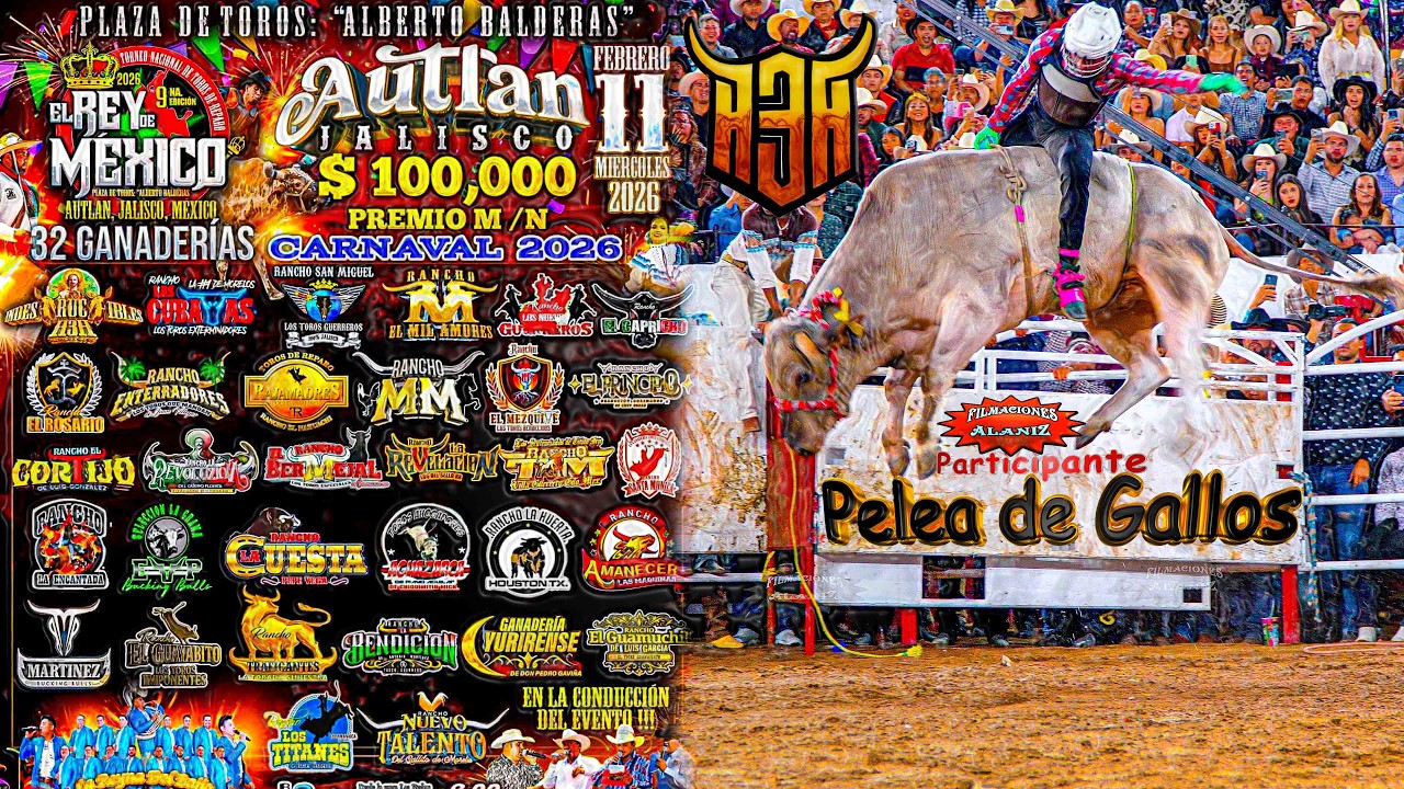 “El Rey de México: 100 Mil Pesos al Mejor Toro — 3 Jueces Deciden al Gran Ganador”