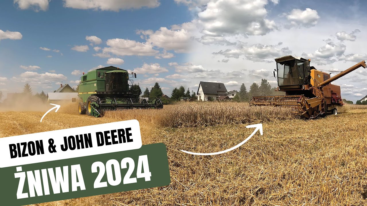 🌾Żniwa 2024🌾 |BIZON ZO56 & JOHN DEERE 2058| *PODKARPACIE*🇵🇱