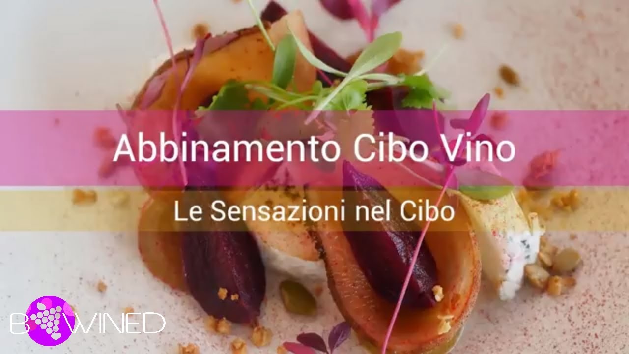 le sensazioni nel cibo
