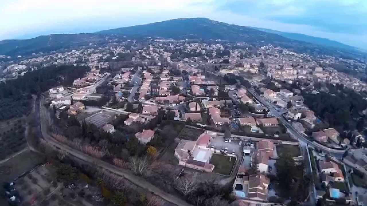 Eyguieres vu du ciel