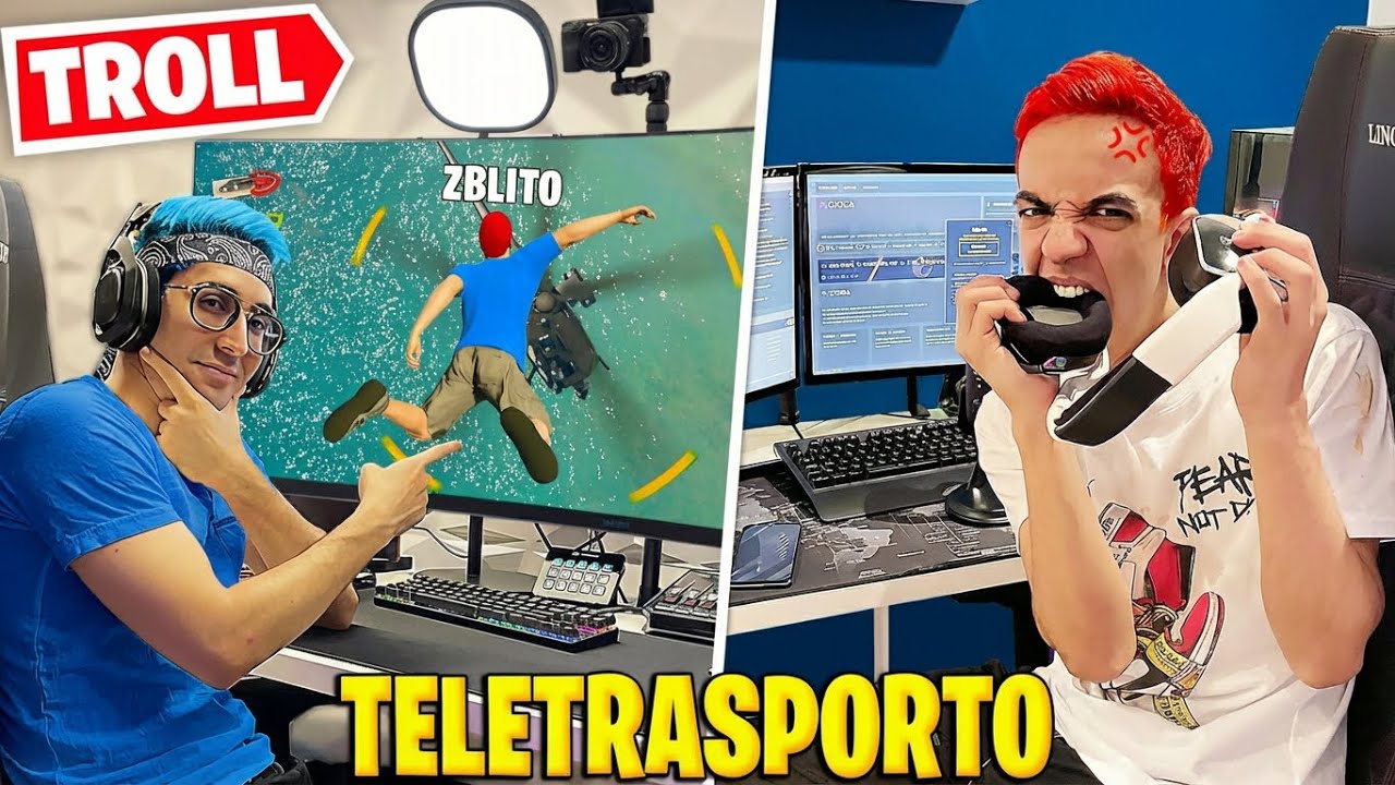 TROLLO ZBLITO e SUA SORELLA con LE HACK del TELETRASPORTO (SCLERA CONTRO SUA SORELLA)