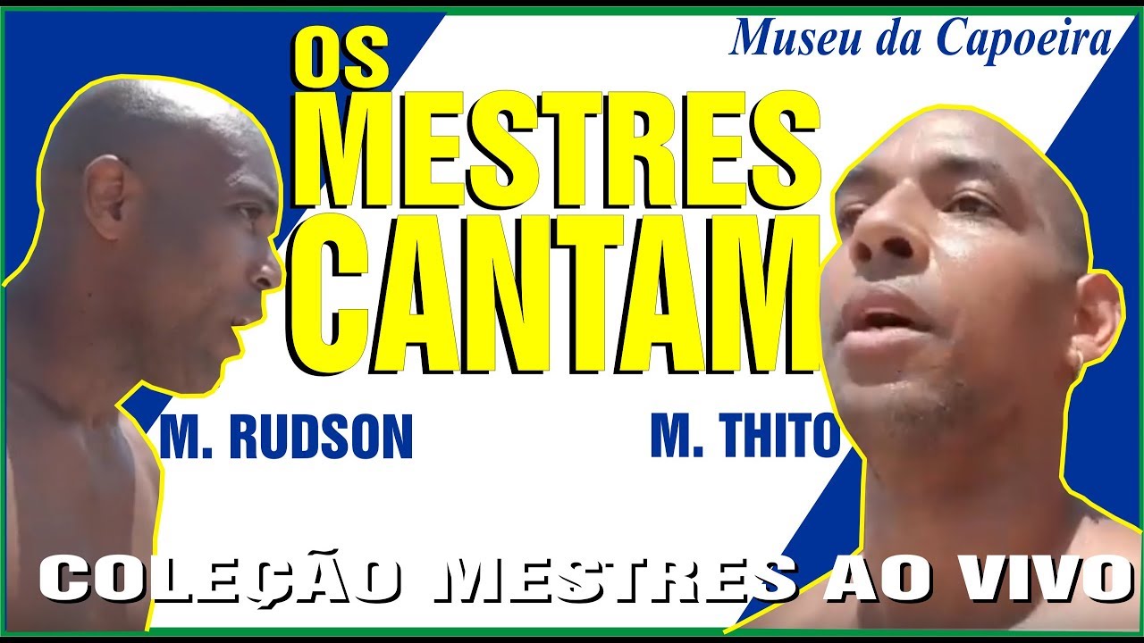 Mestre Thito e Rudson cantam musicas de capoeira ao vivo na roda do Grupo Topázio - Exclusivo MC
