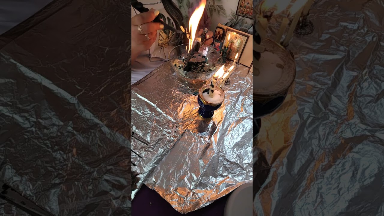 Снимаем порчу на сердце.