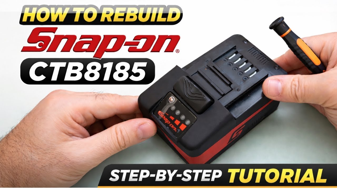 How to Rebuild a Snap-on CTB8185 Battery | Step-by-Step Tutorial