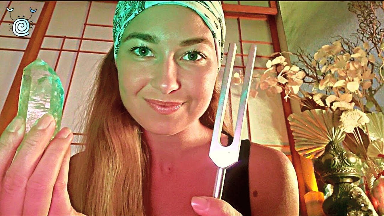 [ASMR] ~ 💚Рейки для самопрощения💚 | ASMR-аффирмации | ASMR-звукотерапия | 🎵ASMR с камертоном🎵