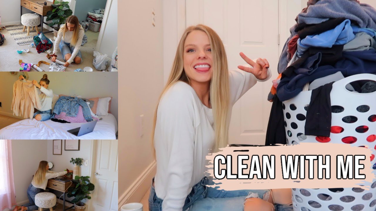 CLEAN WITH ME! being productive in quarantine