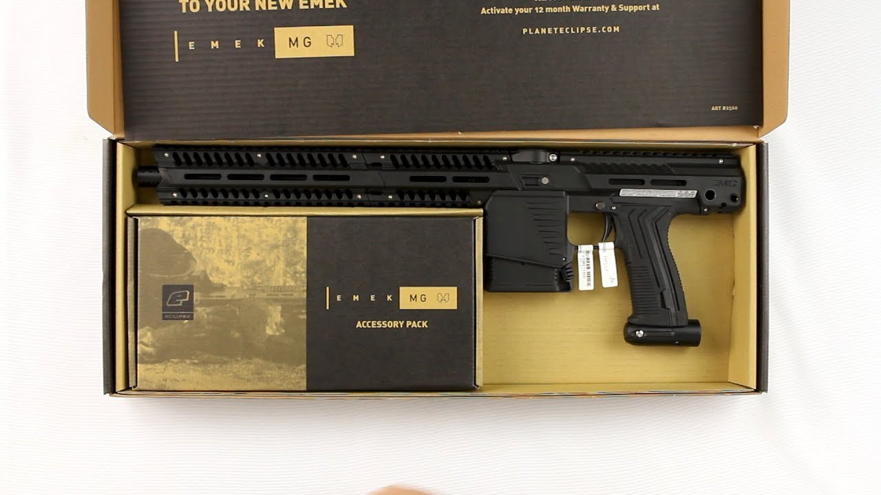 Обзор пейнтбольного маркера Planet Eclipse EMEK MG100 Mag Fed