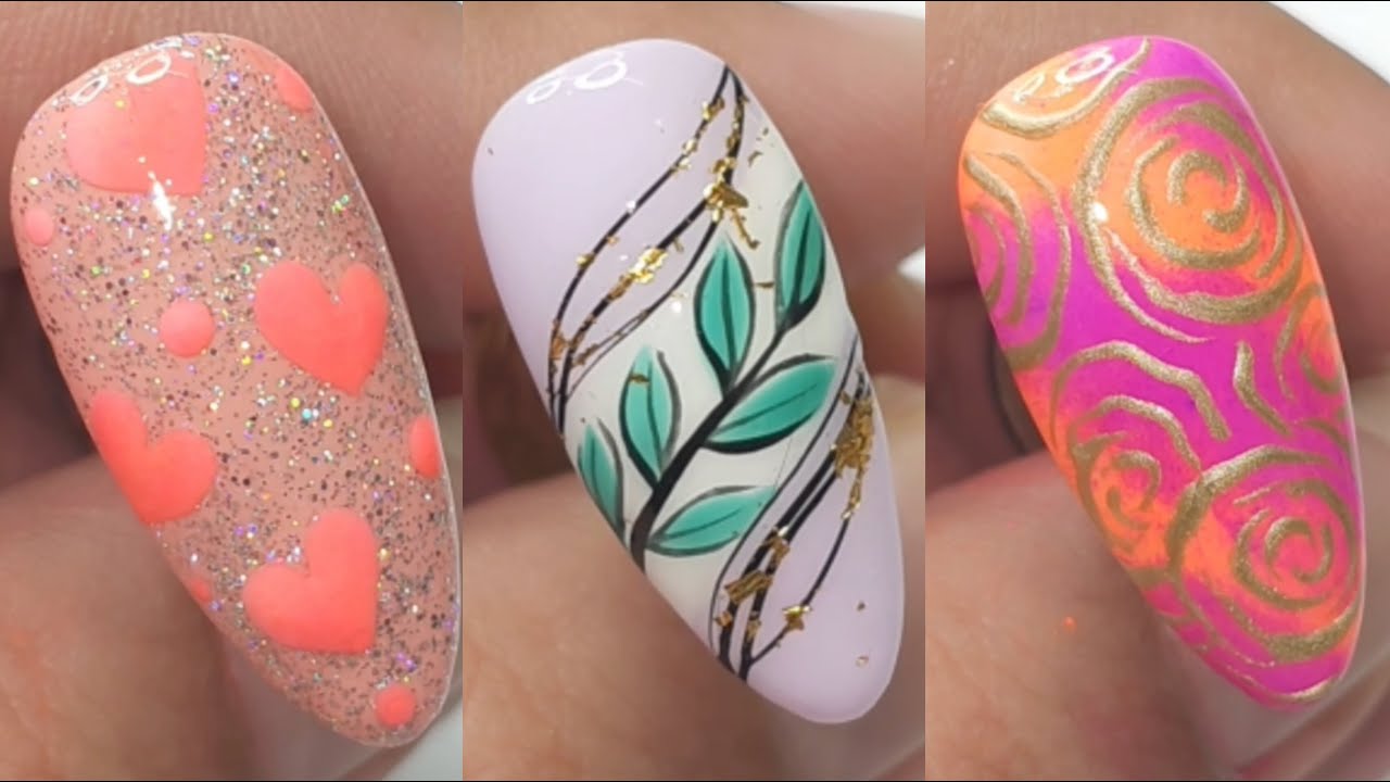 #499 nail satisfying video | exotic nail designs| beautiful nails video | beautiful nail art at home
