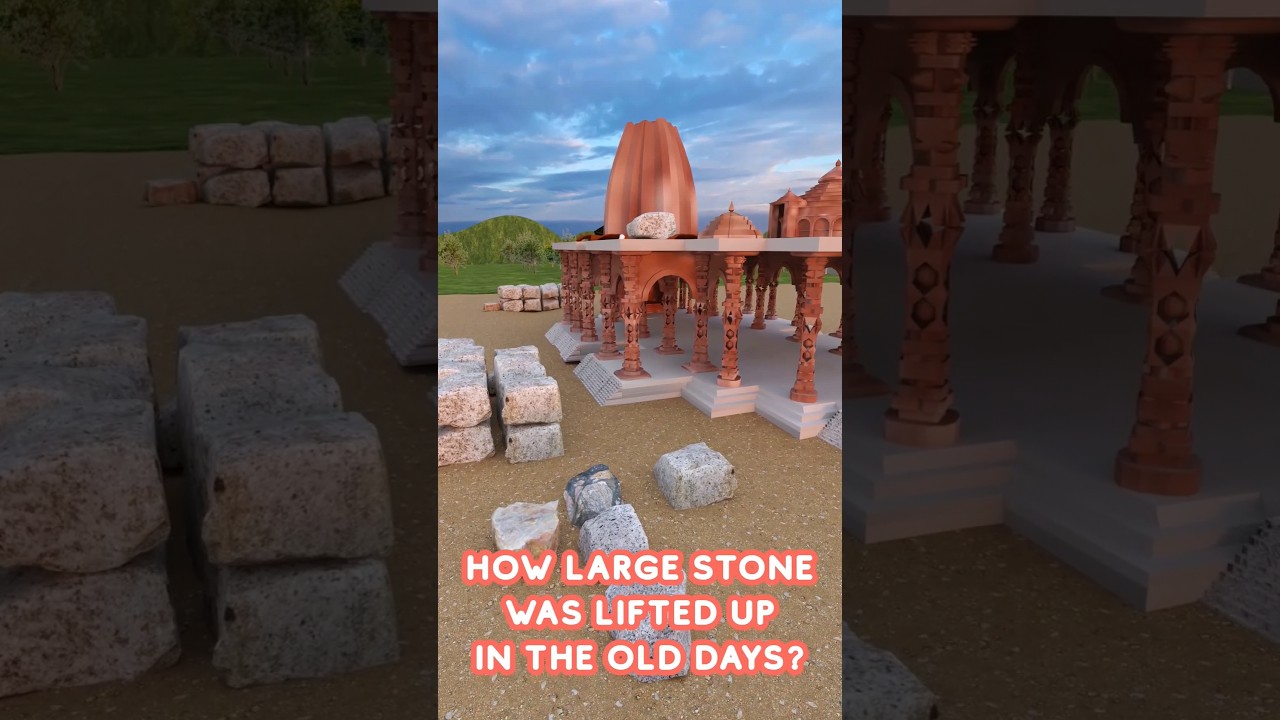 Stones Transport Techniques in Old  Temple Construction