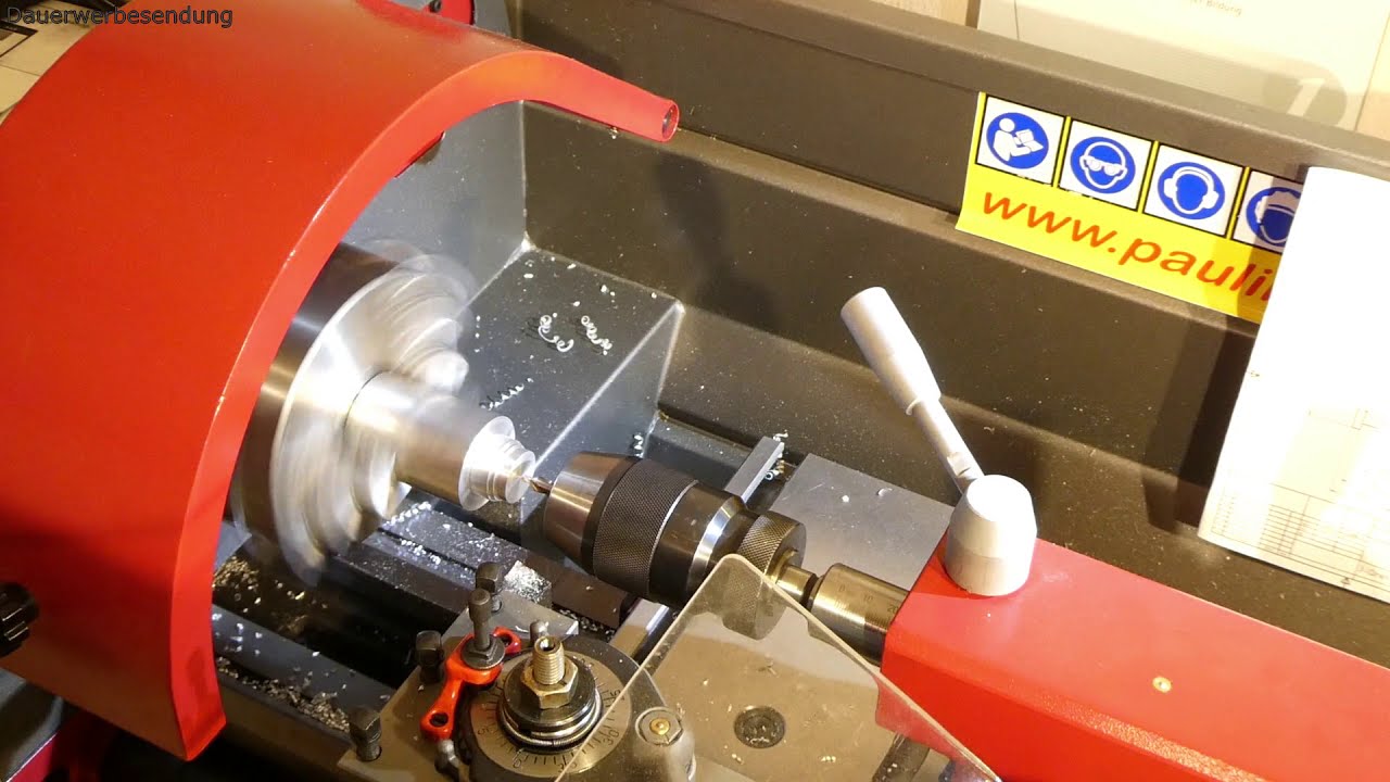 Herstellung einer Aluminium-Buchse auf der Paulimot PM3700 #Praxisprojekt