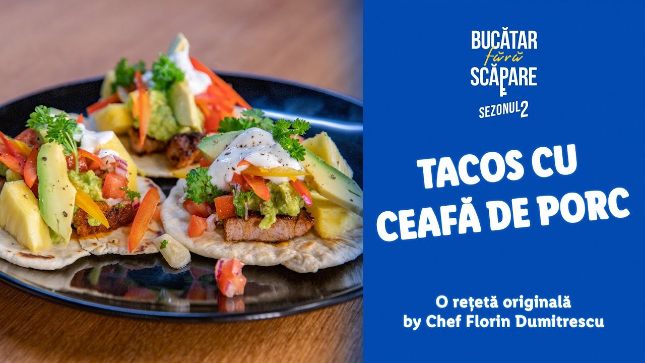 Tacos cu ceafa de porc • Chef Florin Dumitrescu