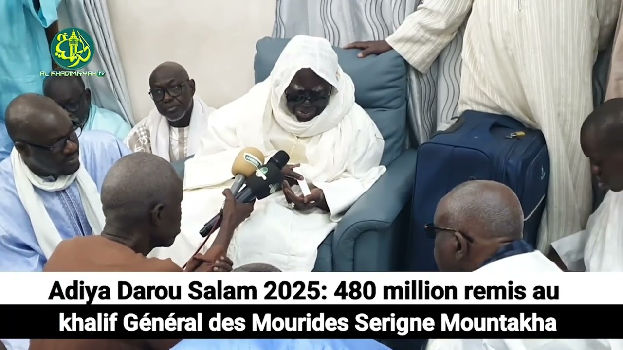 Darou Salam Remet 480 Millions d’Adiya au Khalife Général des Mourides | Hommage à Serigne Touba