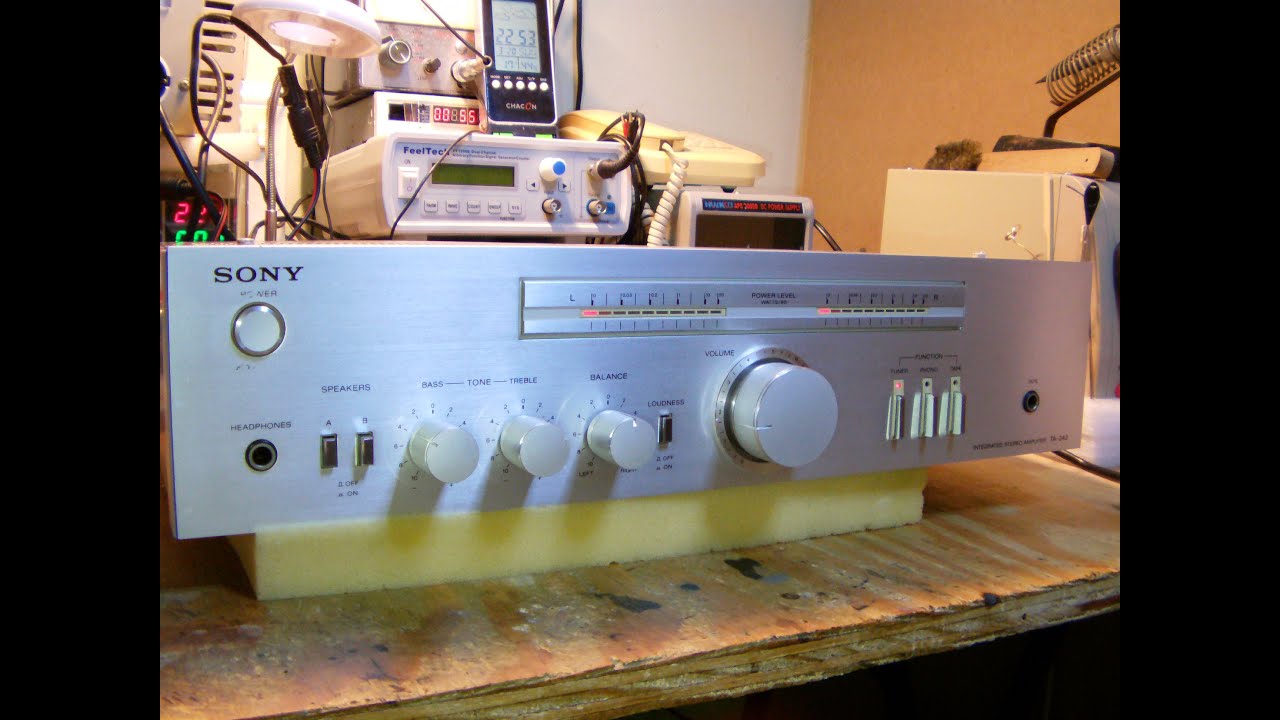 Sony TA-242 Amplifier Repair Refurbishing part 1 of 1