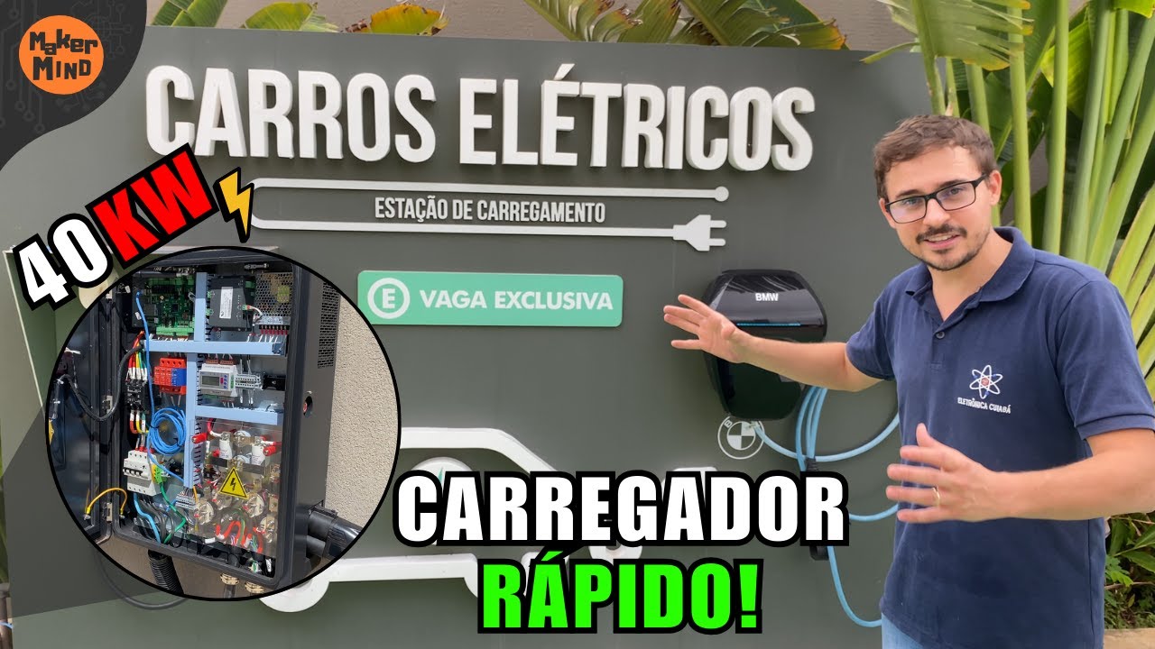 BYD, GWM, VOLVO - Instalando um CARREGADOR RÁPIDO para VEÍCULOS ELÉTRICOS, de 0% à 80% em 1 HORA!