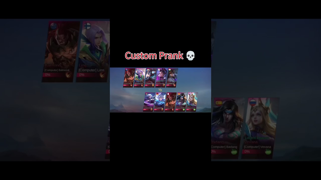 Random Custom Pranks 😆 #mobilelegends #mlbbquickedit #mlbb #ctto