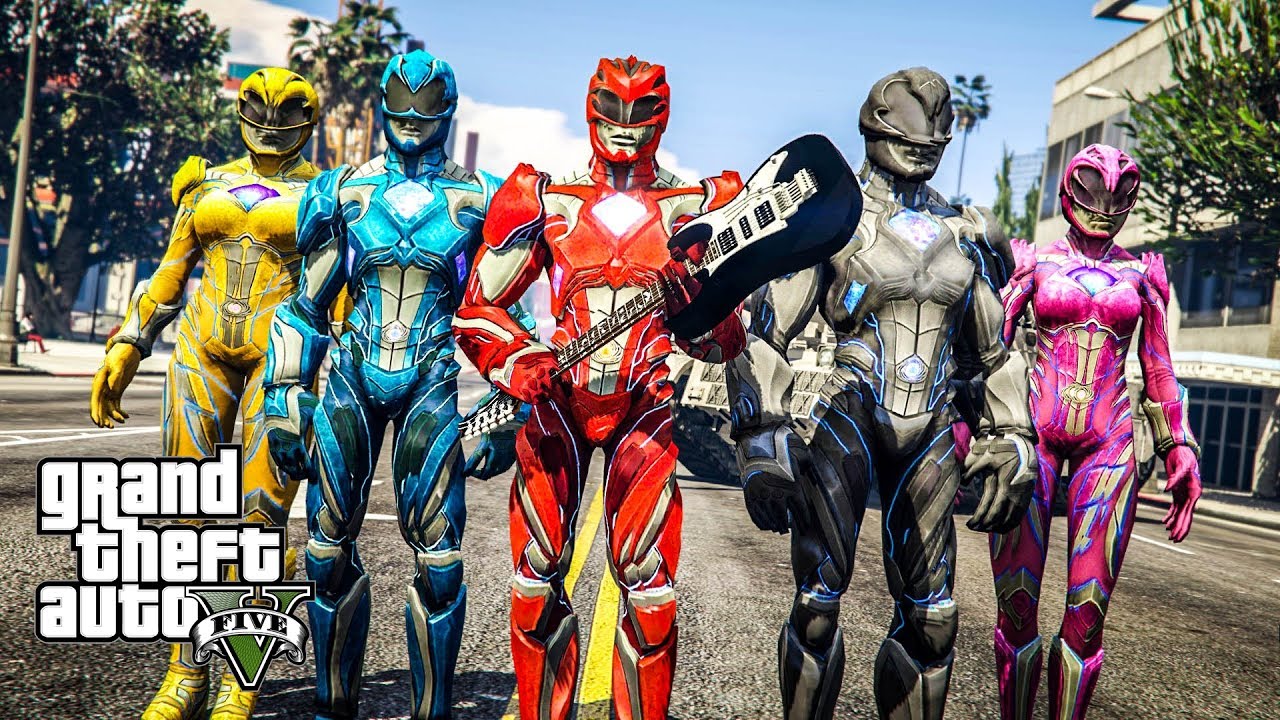 โจ๋เรนเจอร์ ! (Power Ranger 2017 MOD GTA5)