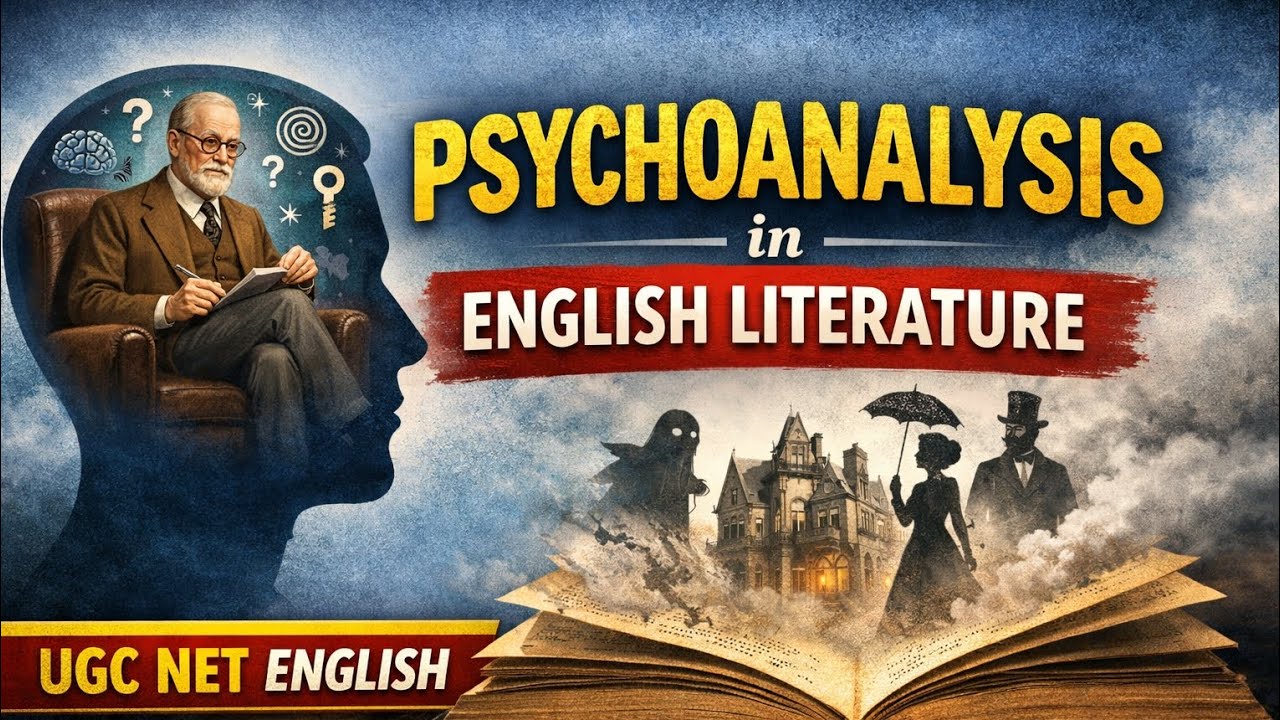 Psychoanalysis in English Literature | UGC NET English 2026 | Freud Theory Explained