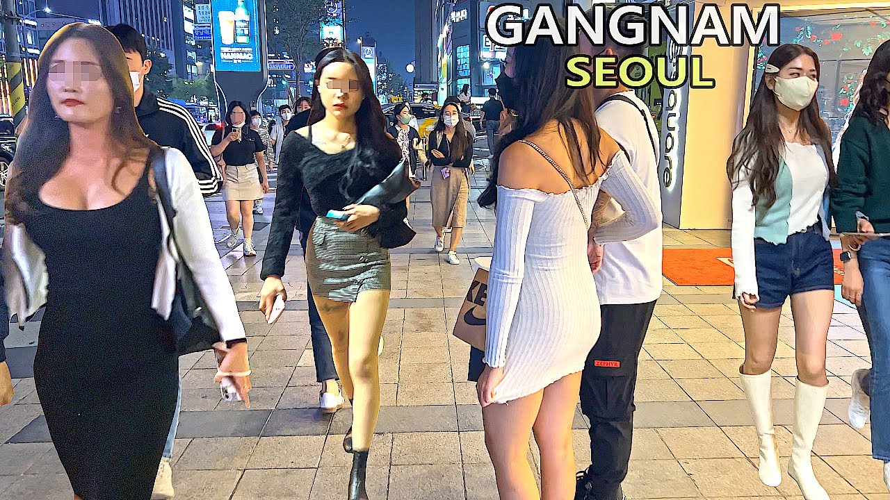 [4K 강남역 거리 산책 😎😎😎]- 멋진 카페와 술집들이 많은 강남역 주변을 걸었어요 😉😉😉GANGNAM/SEOUL/KOREA/JUST WALK