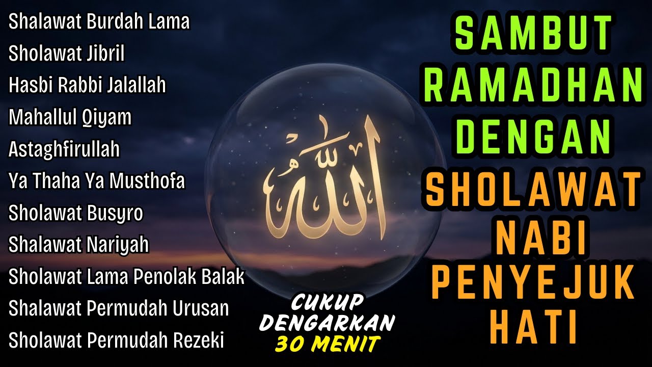 KUMPULAN SHOLAWAT TERBARU 2026 | SHOLAWAT JIBRIL PENARIK REZEKI, BUSYRO | SHOLAWAT TERPOPULER 2026