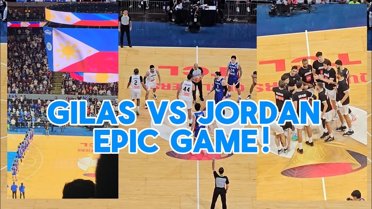 Philippines vs Jordan full 4th Q and Overtime FIBA Asia world cup qualifier.