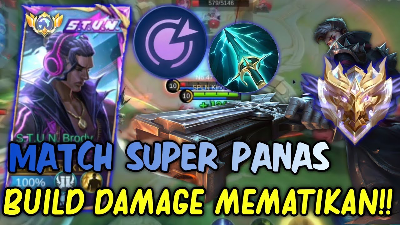 GOKIL INI BUILD! SIAPA YANG BAKAL MATI DULUAN? MATCH SUPER PANAS VS GRANGER FIGHTER - MLBB