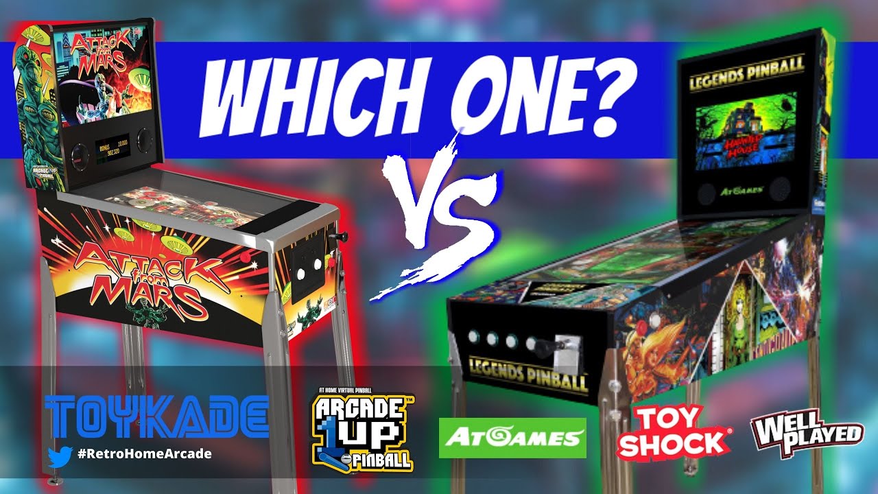 Arcade1UP, AtGames, ToyShock & Well Played Digital Pinball  - Which one?