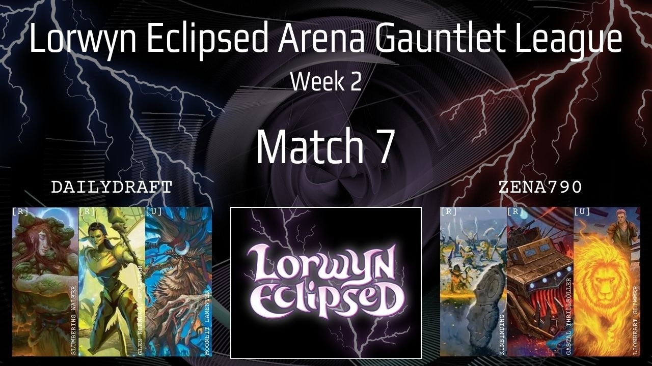 Матч лиги №7 против Zena790 | Лига Lorwyn Eclipsed Gauntlet: 2-я неделя