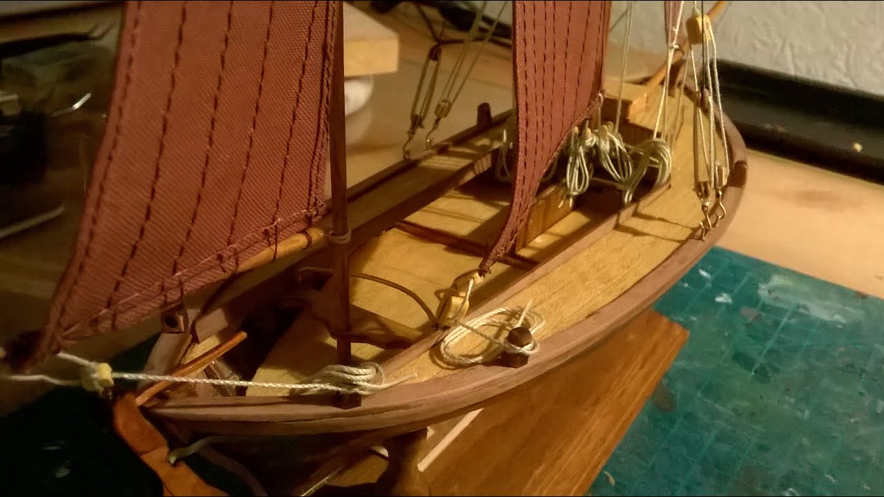 Zeesenboot im Modell