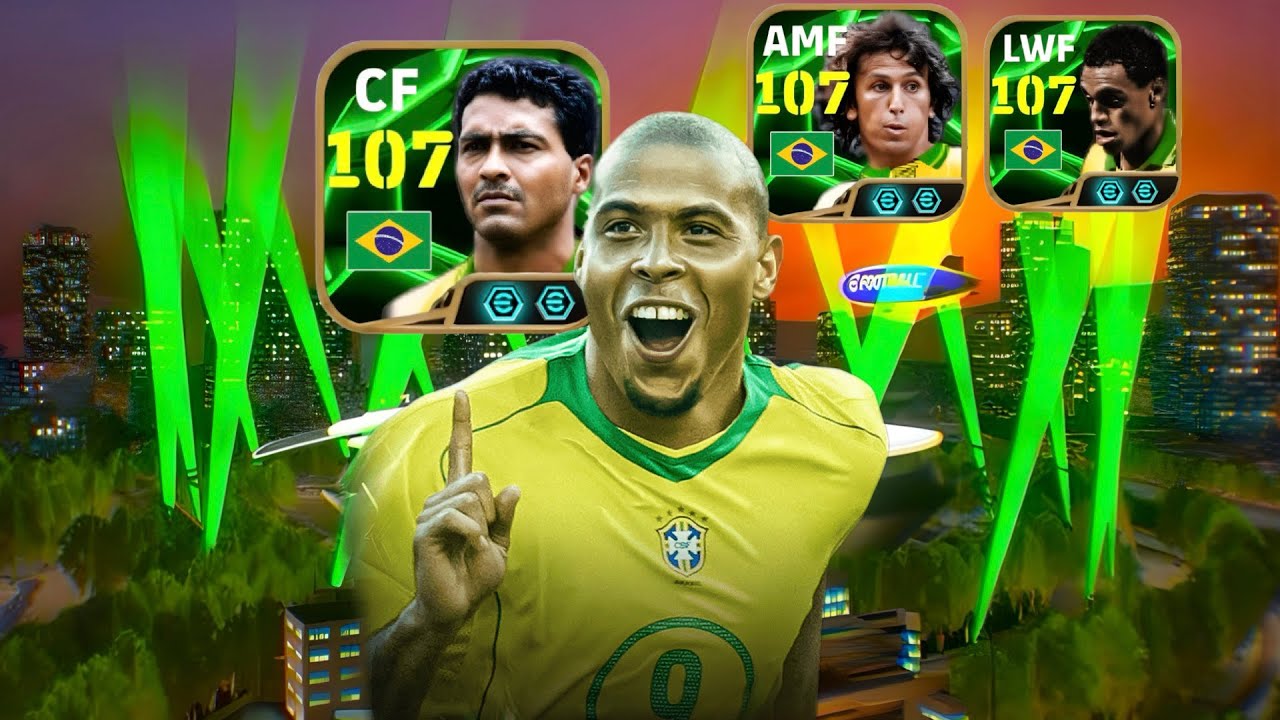 Trick To Get 107 Rated Epic Brazil Romário & Zico & Denilson In eFootball 2025 Mobile