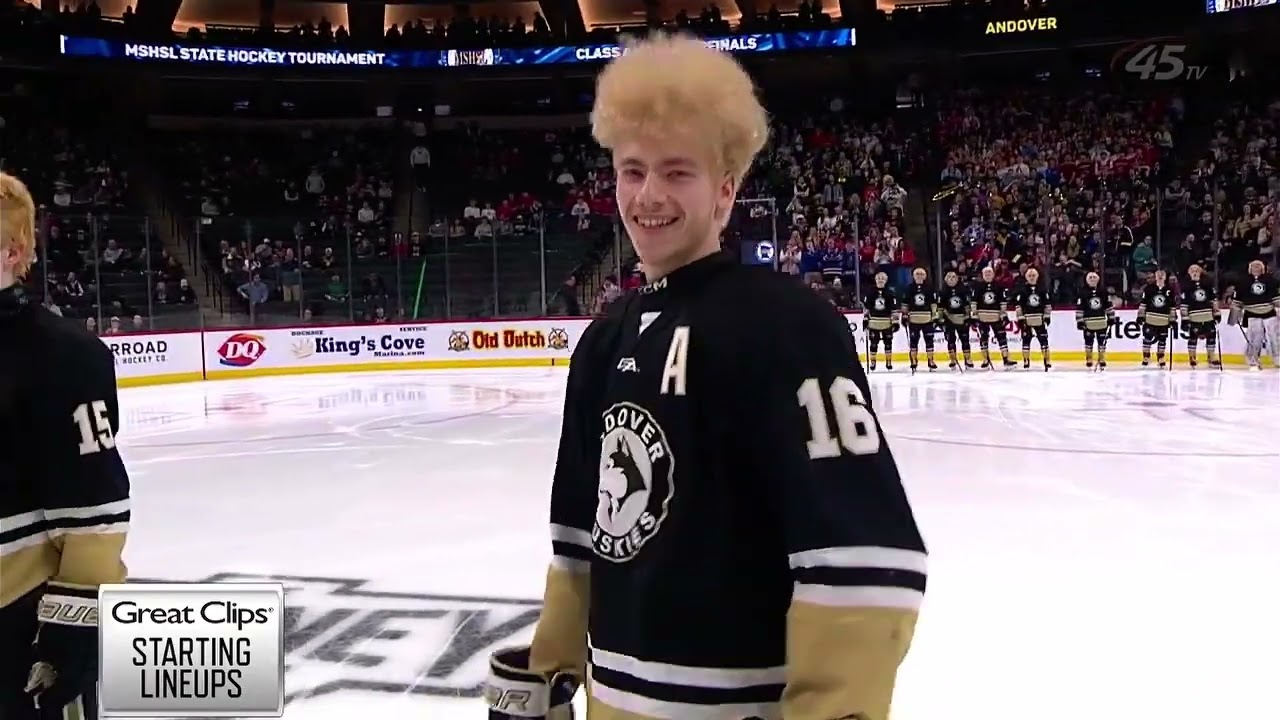 Andover Intros, 2025 class AA Minnesota boys HS hockey tournament
