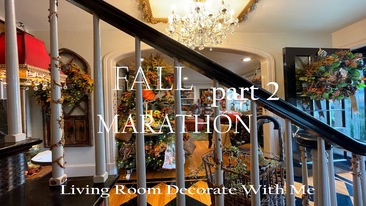 5+ FALL VIGNETTES | SEVERAL REPURPOSED DECOR ITEMS | AUTUMN MANTLE / FIREPLACE DECORATING