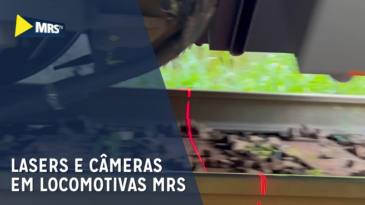 Inovação: lasers e câmeras nas locomotivas MRS. Assista e entenda!