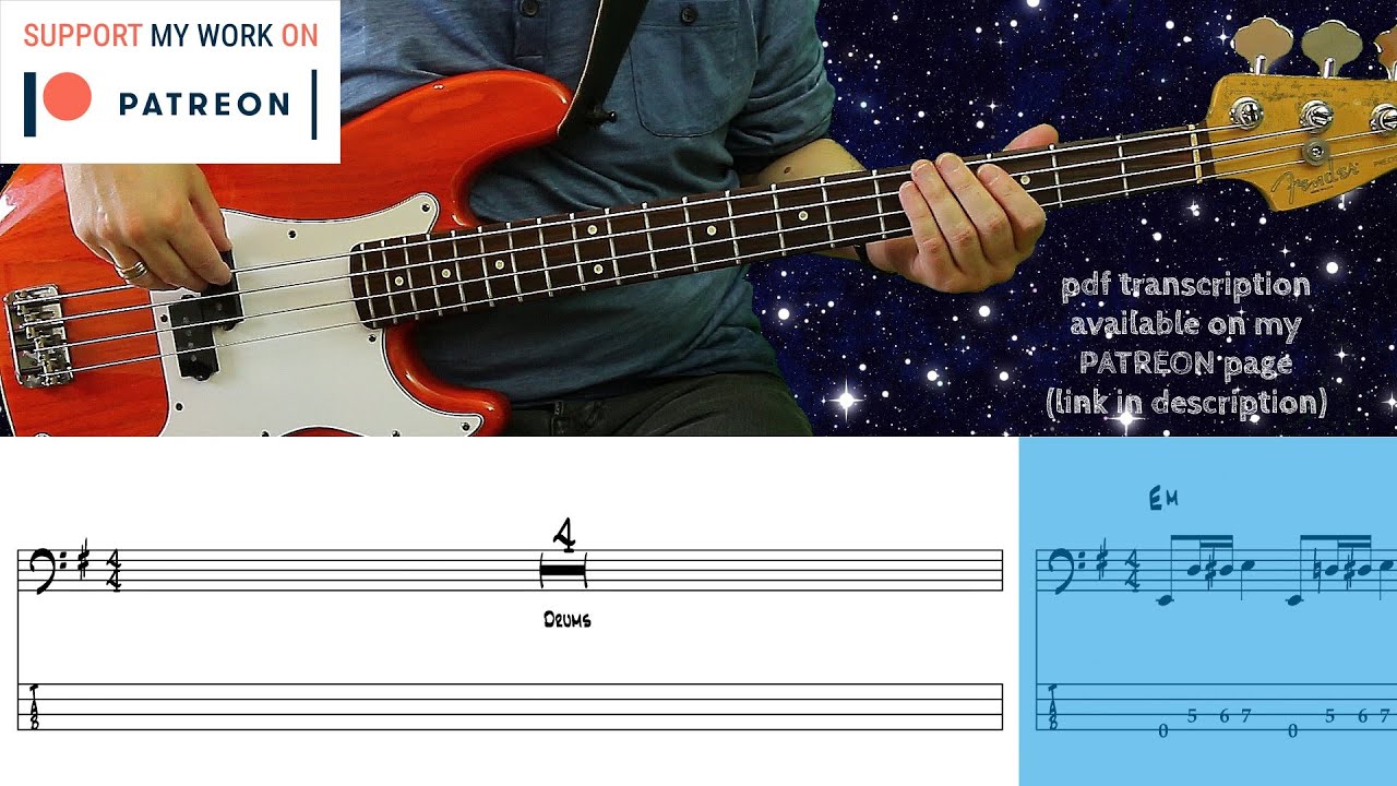 Rainbow - Stargazer (Bass cover with tabs)