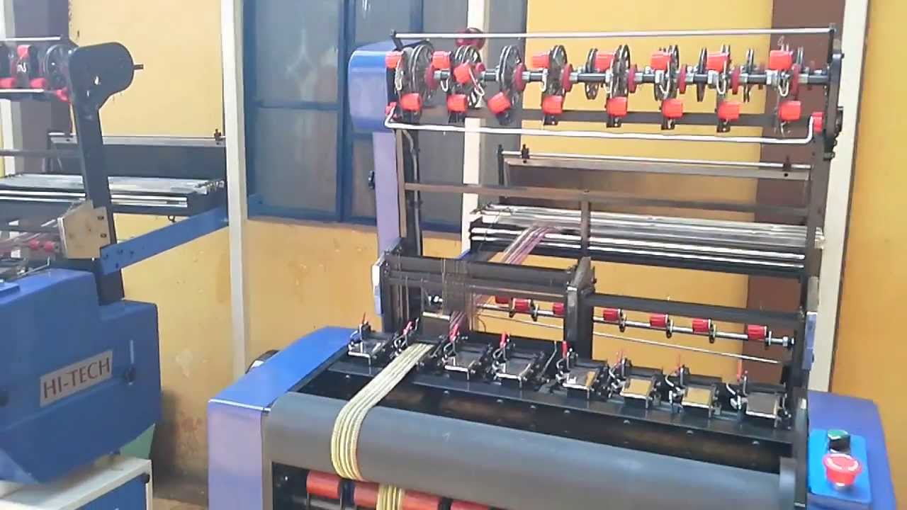 Elastic tape machine