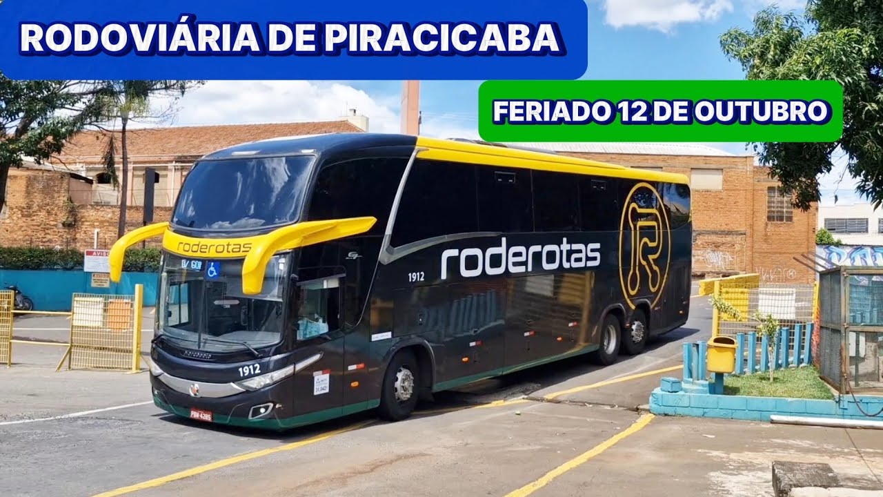 NOVO LD DA RODEROTAS ? MOVIMENTO DE &Ocirc;NIBUS FERIADO 12 DE OUTUBRO NA RODOVI&Aacute;RIA DE PIRACICABA ( SP )