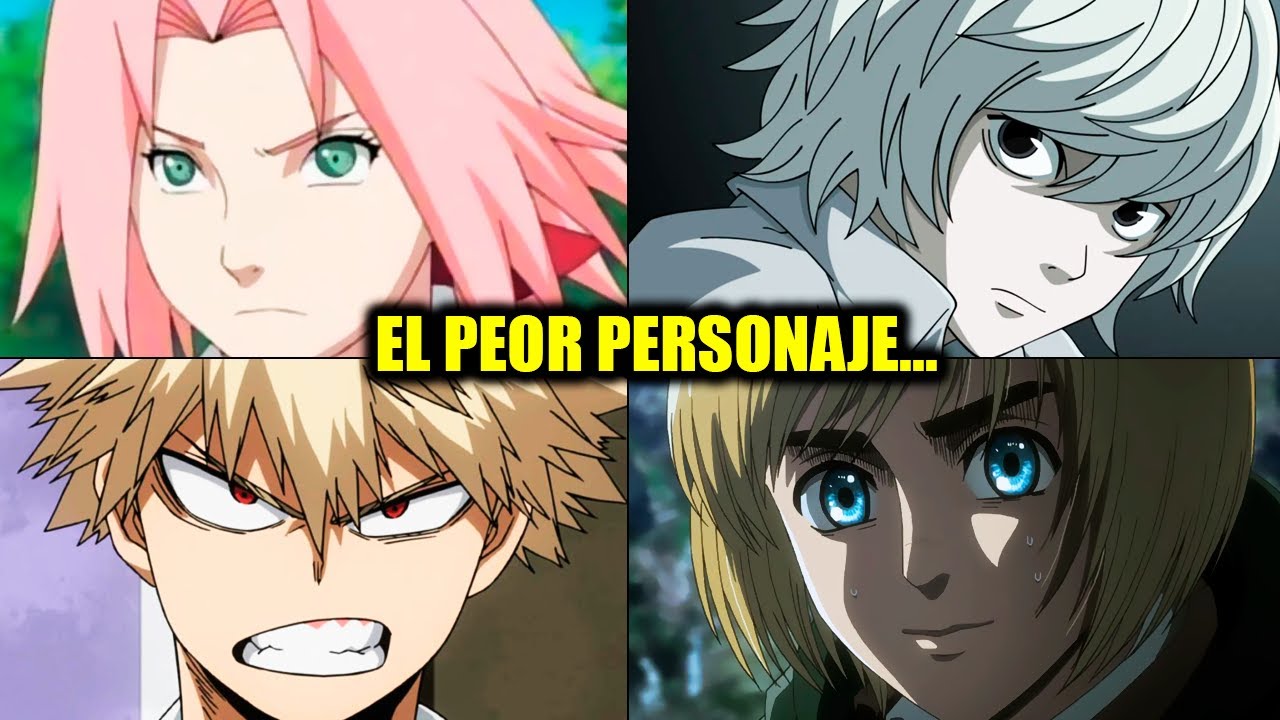 El peor personaje de anime para los otakus | Animes con los peores personajes anime sakura boruto