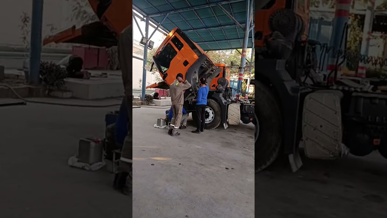 Man truck TGS New Radiator installed 
