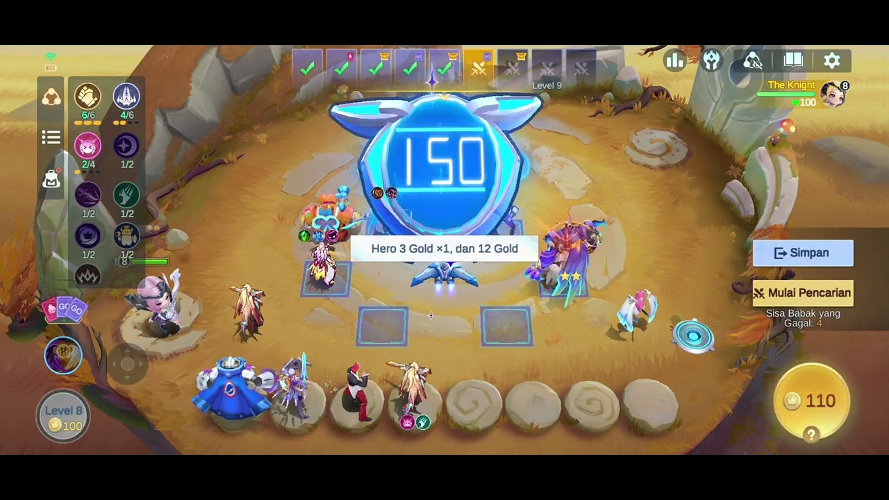 Arena Part 8 . Kemenangan mudah - Magic Chess: Go Go
