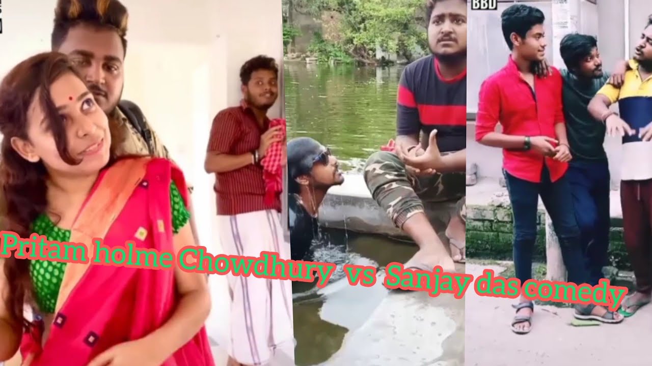 Pritam holme Chowdhury vs Sanjay das comedy | new bengali funny tiktok video 2020 | fun group bbd