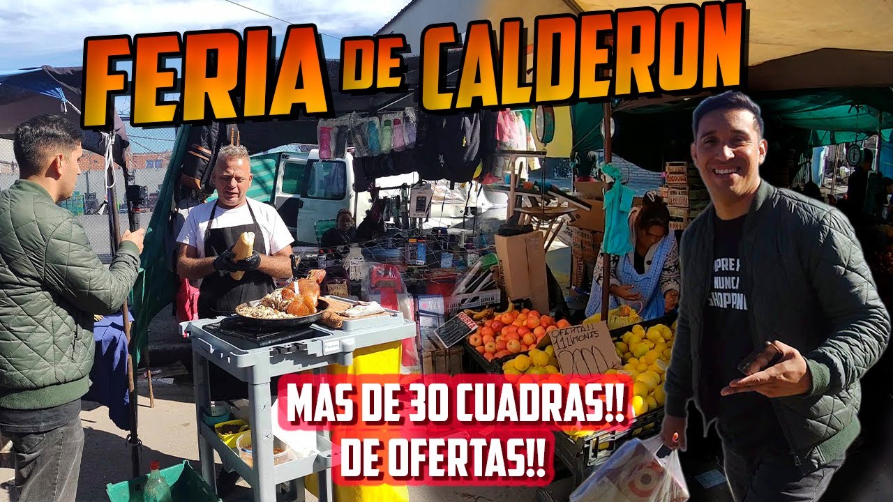 Feria de CALDERON la mas GRANDE  de la MATANZA  KM28