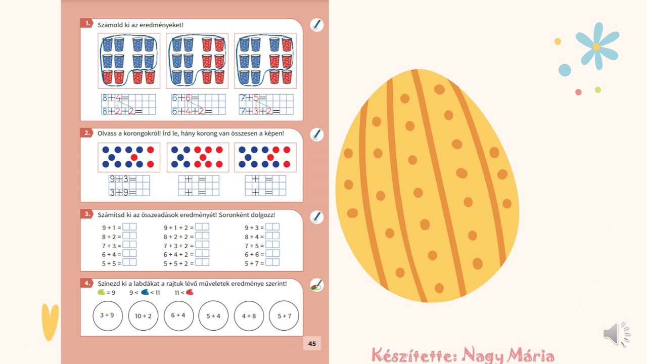 Matematika 1. osztály /a 12-tízes átlépés OH-MAT01MA/